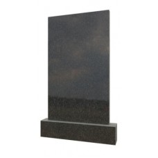 Вертикальный памятник черный гранит (Карелия) 100x40